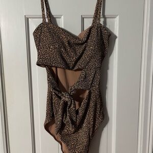 Aerie Leopard One-Piece Swimsuit